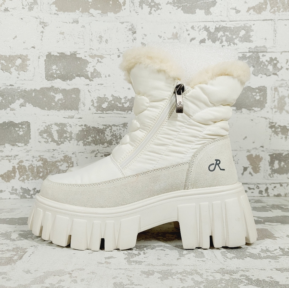 NEW Religious Comfort Women's Turbolemon White Winter Boots H852